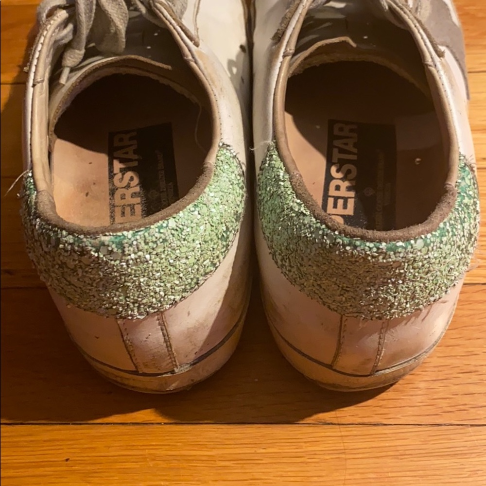 Golden goose size 38 white, gray and green - Picture 2 of 5